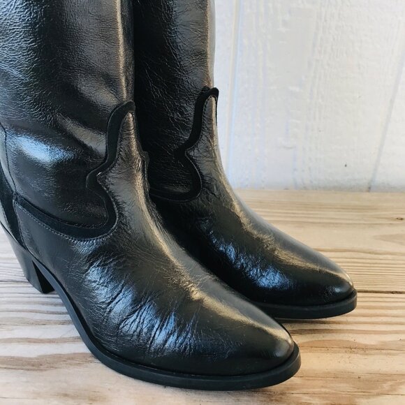 Black Heeled Boots - Picture 6 of 16